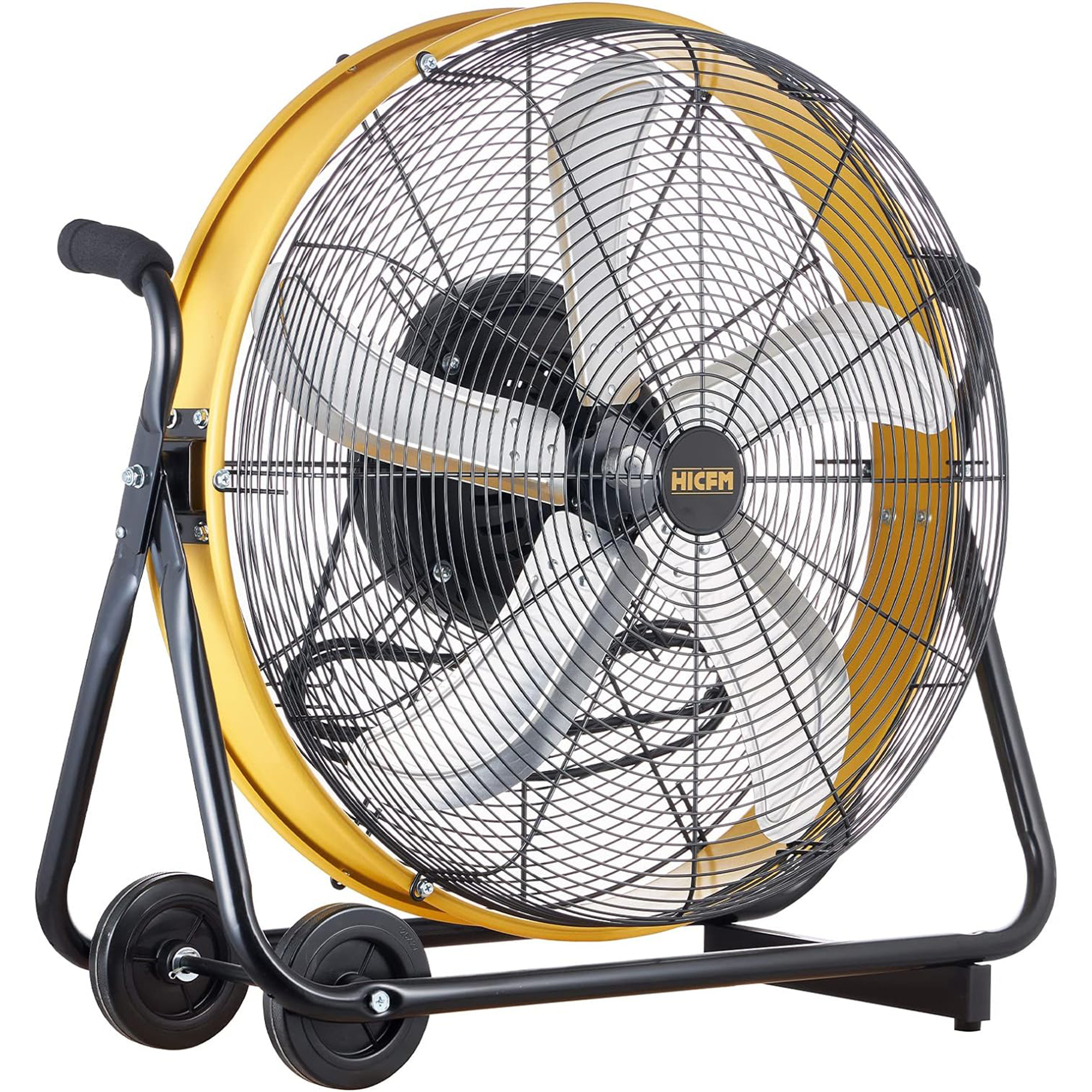 EdenDirect High Velocity Barrel Floor Fan — 24in., 3 Speeds, 1/4 HP Motor, Internal Oscillation, Model# FAN-D24W